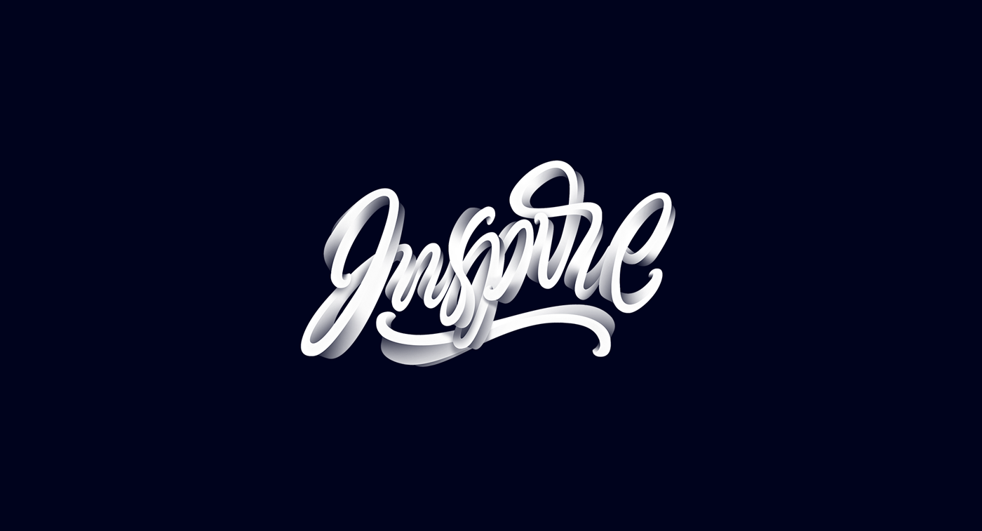 lettering type letters Style inspire