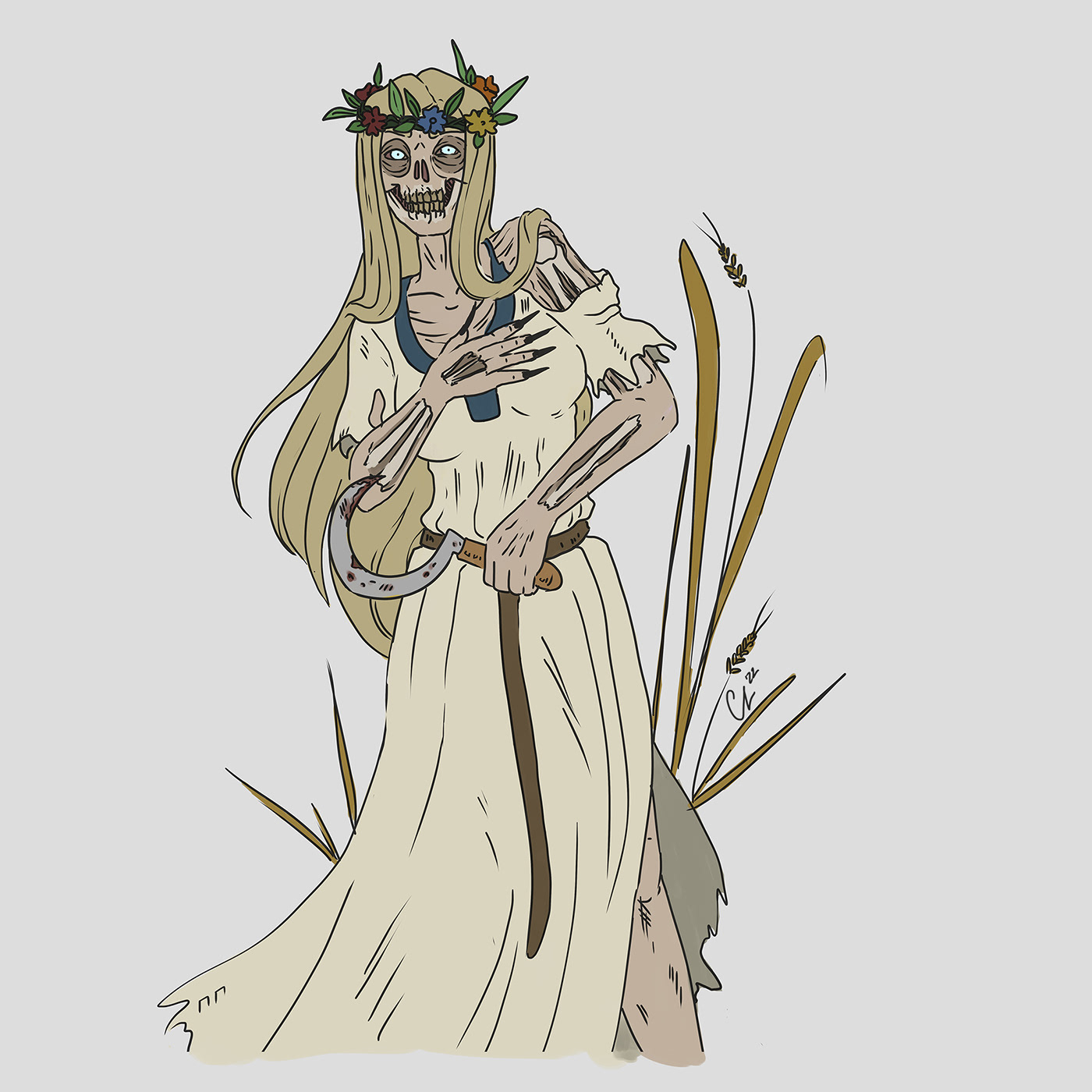artwork Character design  cindyledererillustration Digital Art  fantasy freelancer ILLUSTRATION  monster