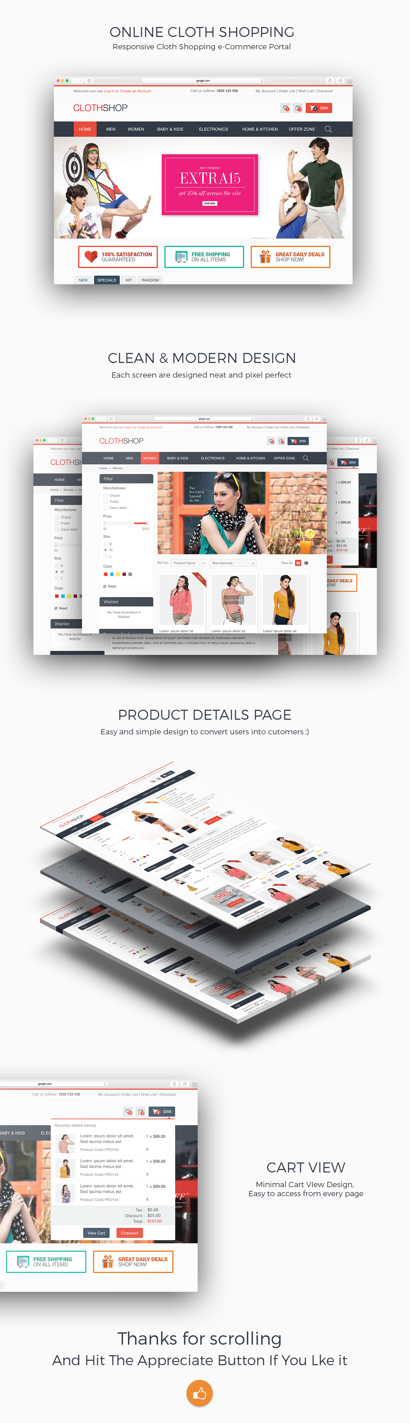 Icon template design Webdesign cloth shopping template Ecommerce free ecommerce template cloth Shopping
