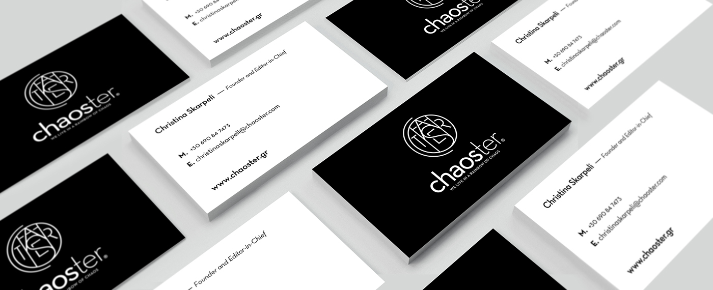 graphic design  Logo Design Chaoster Style
