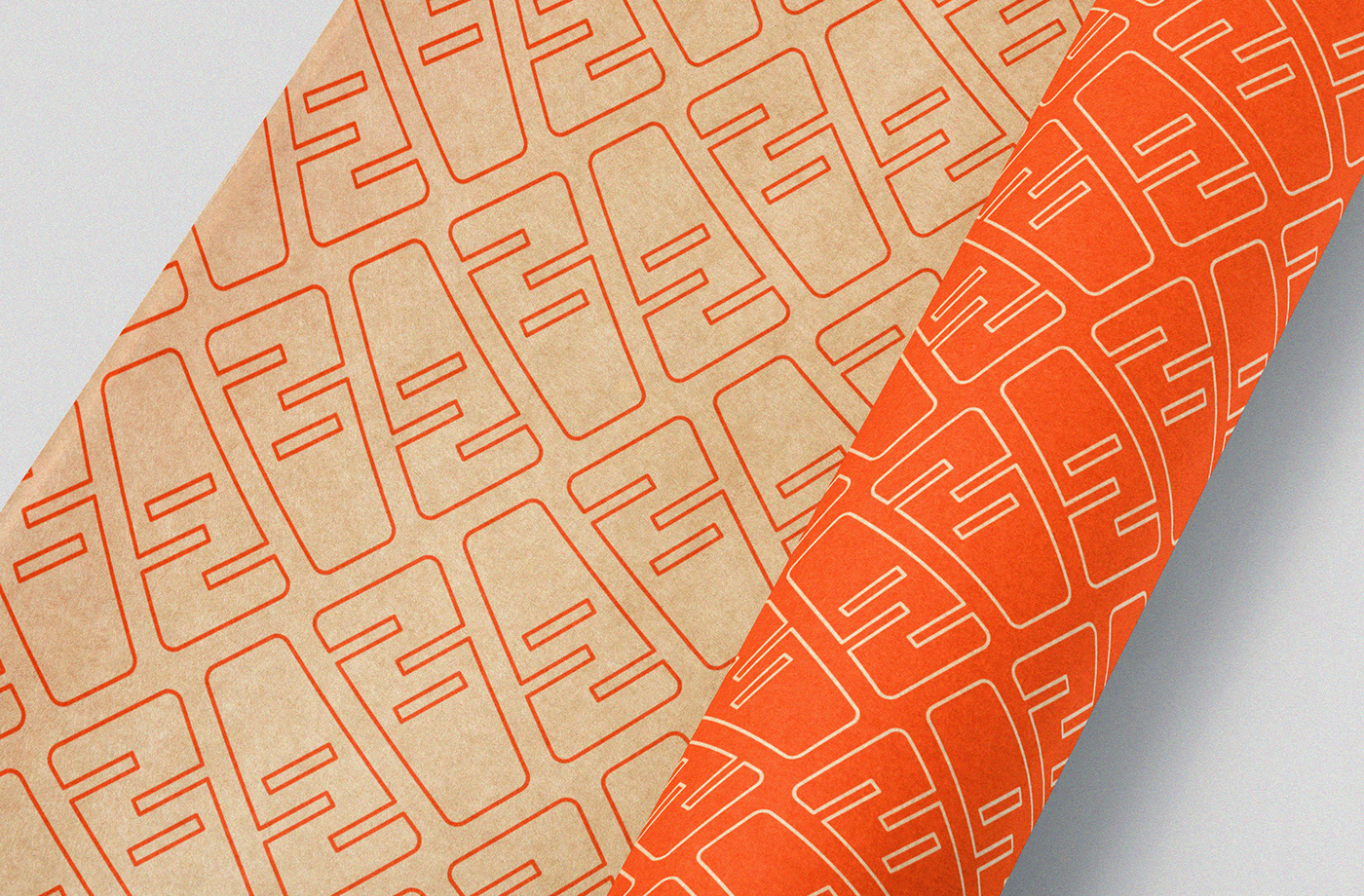 wrapping paper design of shawarma