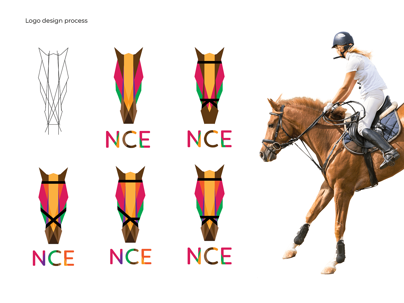Logo Design branding  equestrian