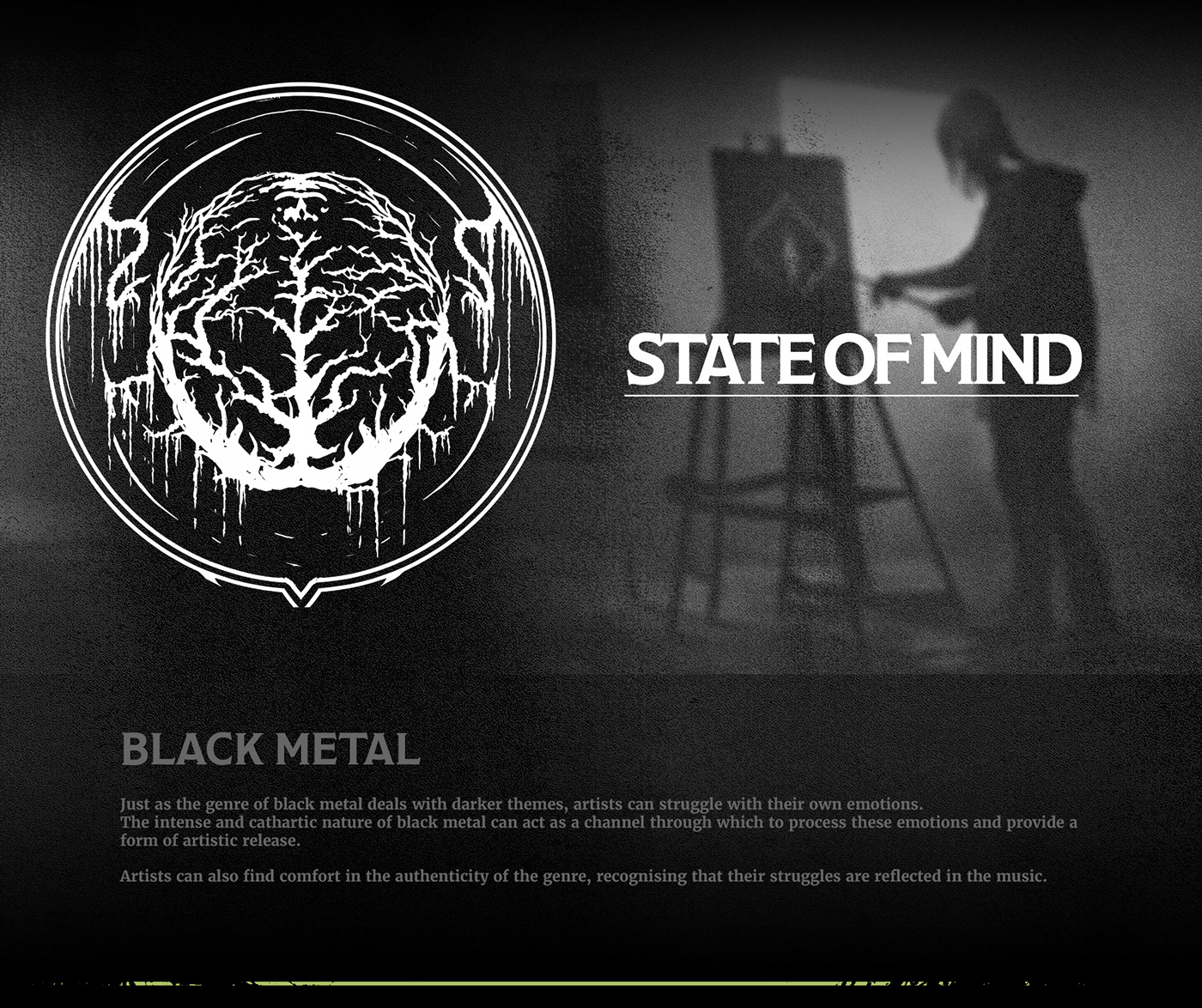 music metal brand identity poster logo ILLUSTRATION  Digital Art  artwork digital illustration Style
