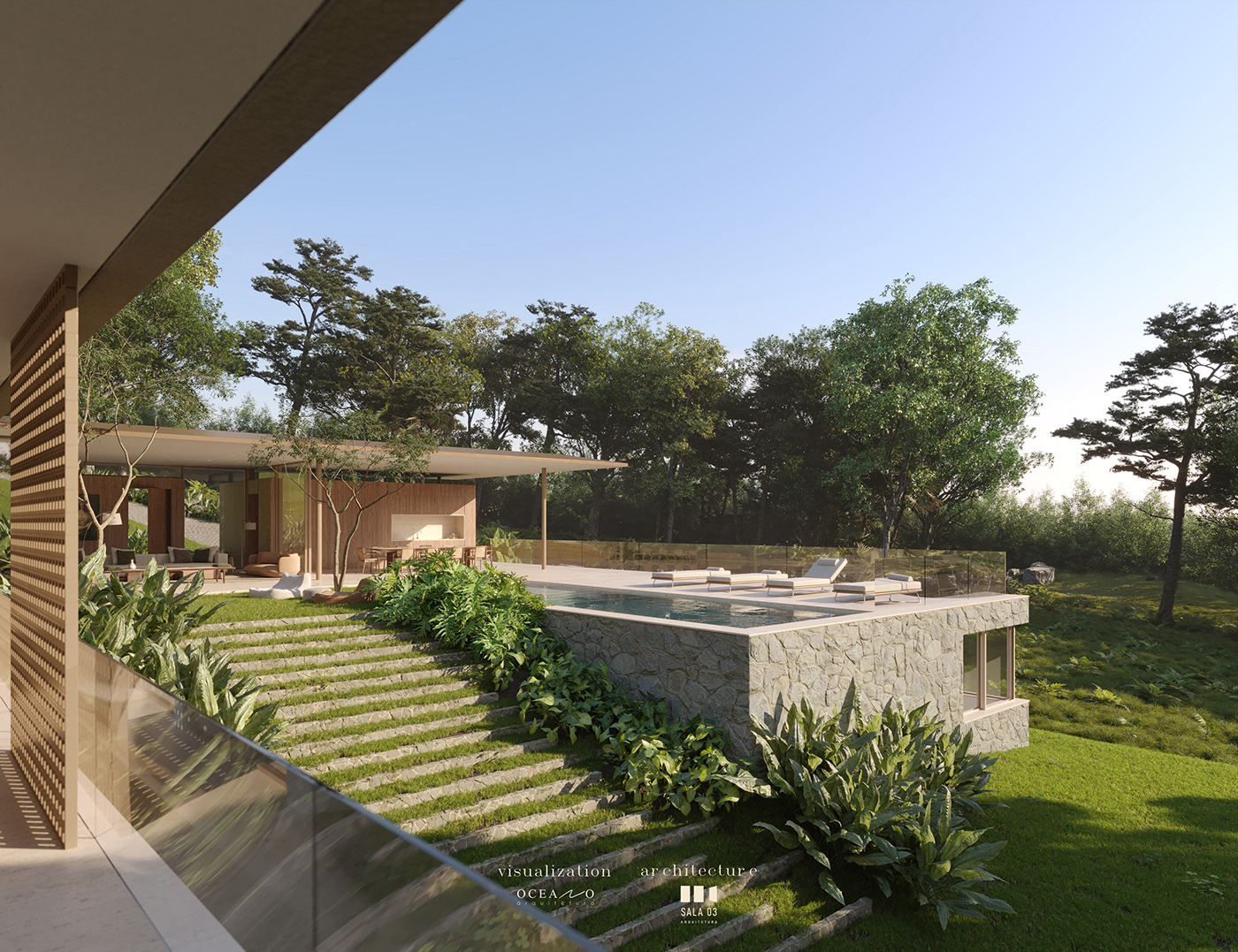 3D architecture architecture design archviz CGI corona render  design house Render visualization
