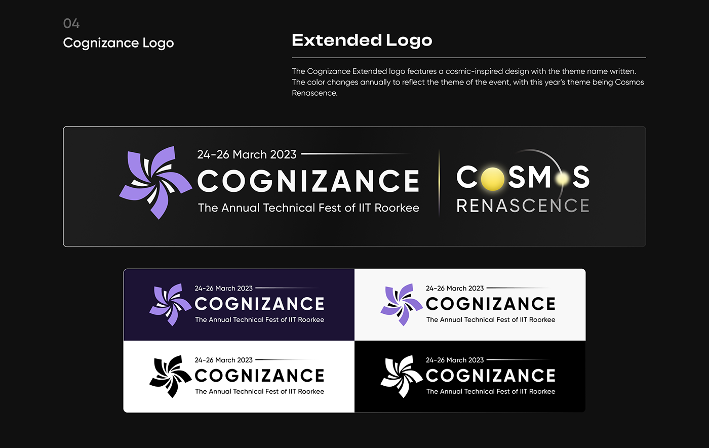 branding  Cognizance fest Figma IIT Roorkee ui design UI/UX visual identity Web Design  Website Design