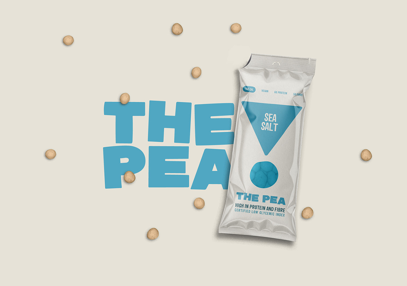 snack Packagaing Health branding  logo identity campaign science graphic design  pea
