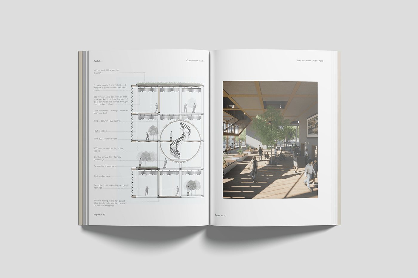 design Graphic Designer architecture Render visualization modern vray SketchUP portfolio architectural design