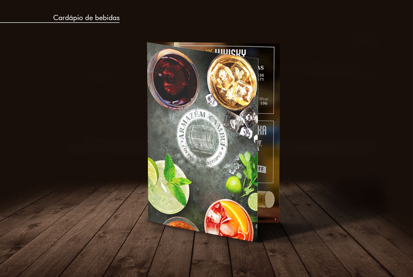 restaurante restaurant armazém design gráfico identidade visual marca graphic design brand