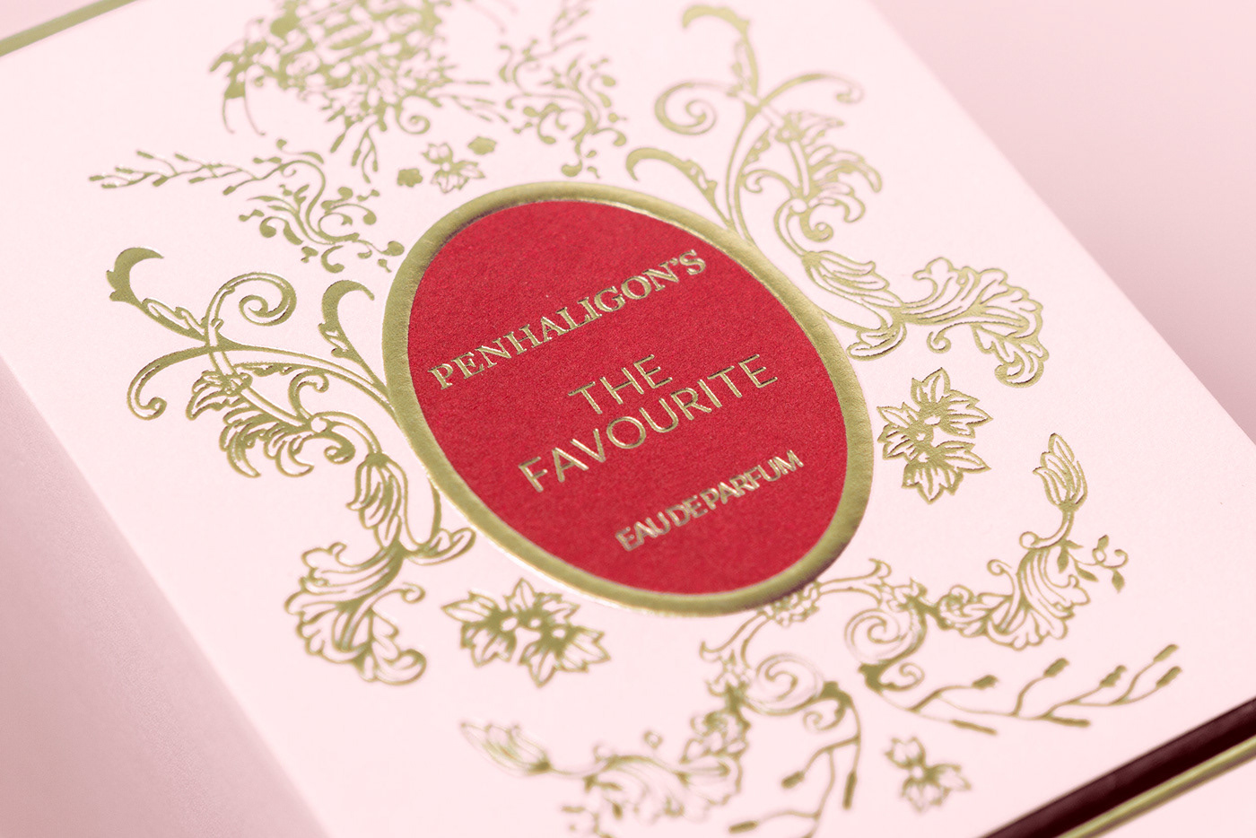 baroque Fragrance graphic design  Packaging penhaligon's perfume THE FAVOURITE
