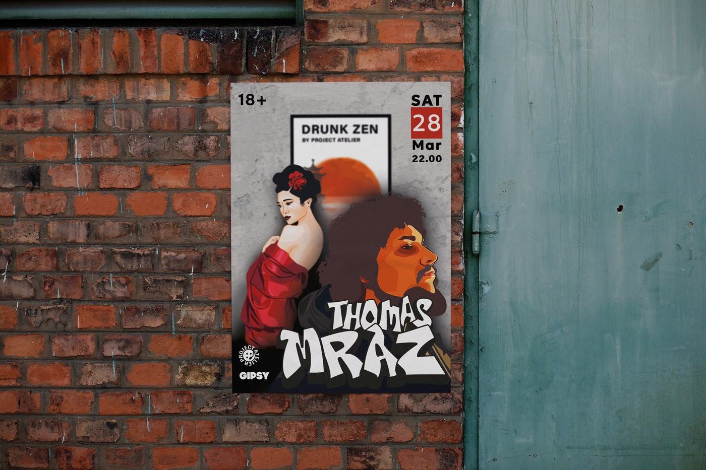 graphic design  графический дизайн poster плакат афиша вектор Thomas mraz постер Poster Design афиша мероприятия