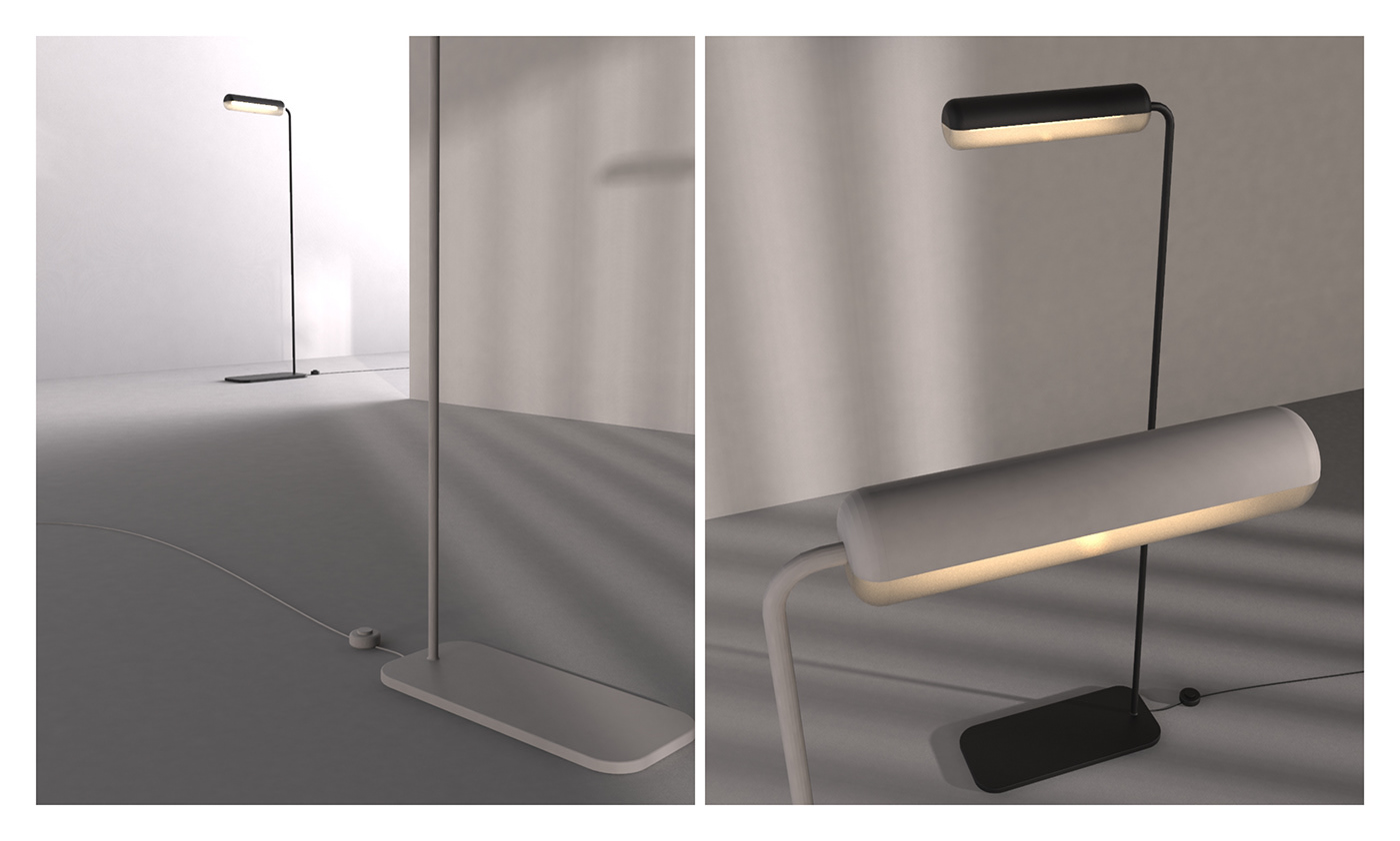 Desk lamp floor lamp industrial design  Interior Lamp light minimal muji product design  stationary