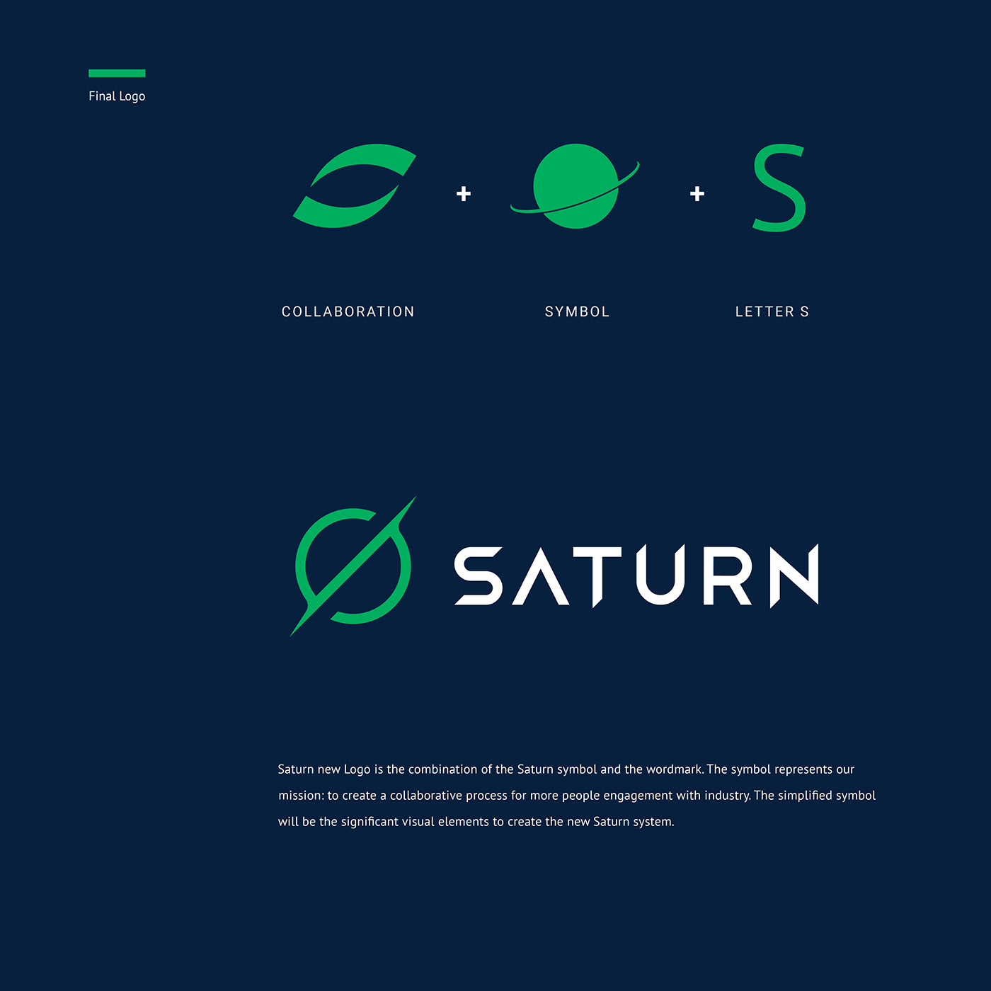saturn rebranding branding  graphic design  logo design process adobeawards