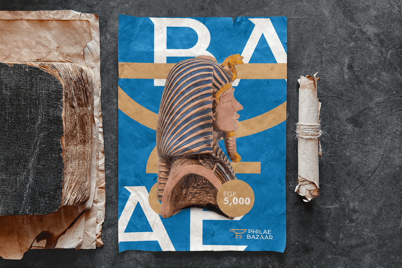 Ancient bazaar branding  egypt gold hieroglyphic pharaoh Pharaohs Philae pyramids