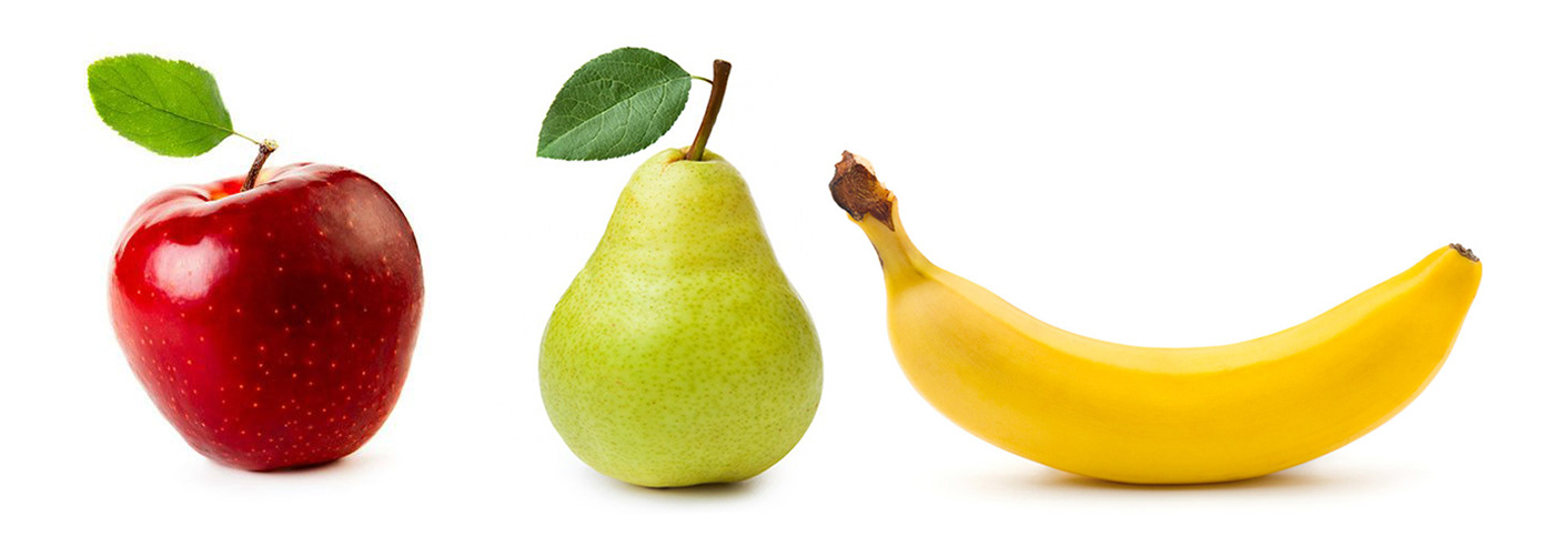 Packaging doypack Fruit apple Pear banana fruits graphic design  labeling Marco Ajun