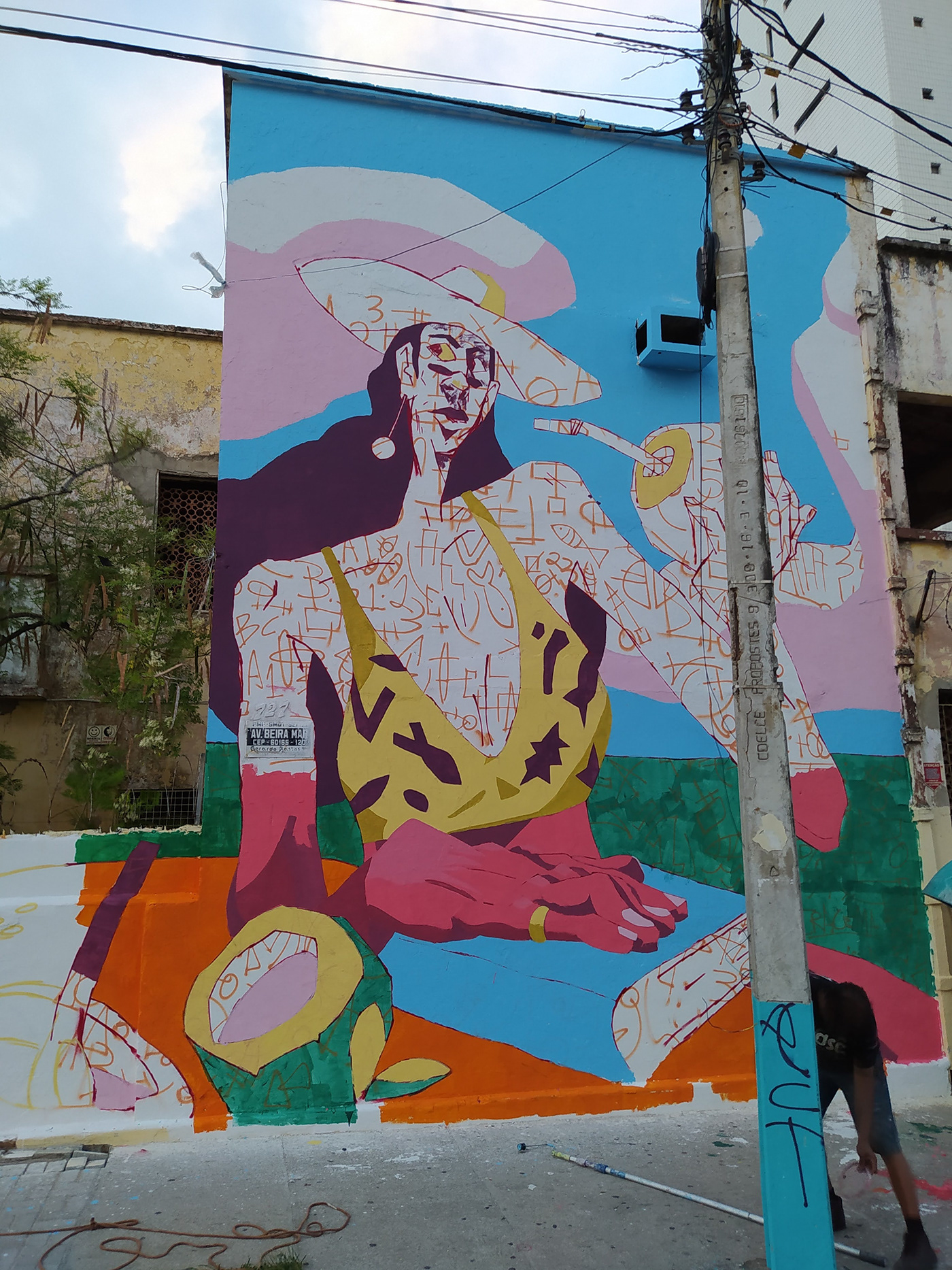 streetart Street Art  Mural Murals painting   Graffiti urban art fortaleza MURALISMO ILLUSTRATION 