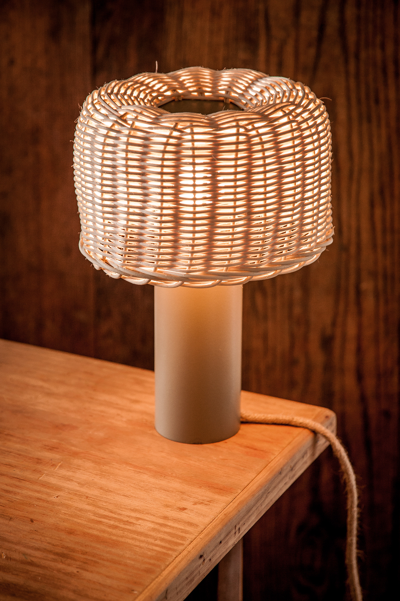 art craft design Iluminación Interior Lamp lampara lighting natural rattan