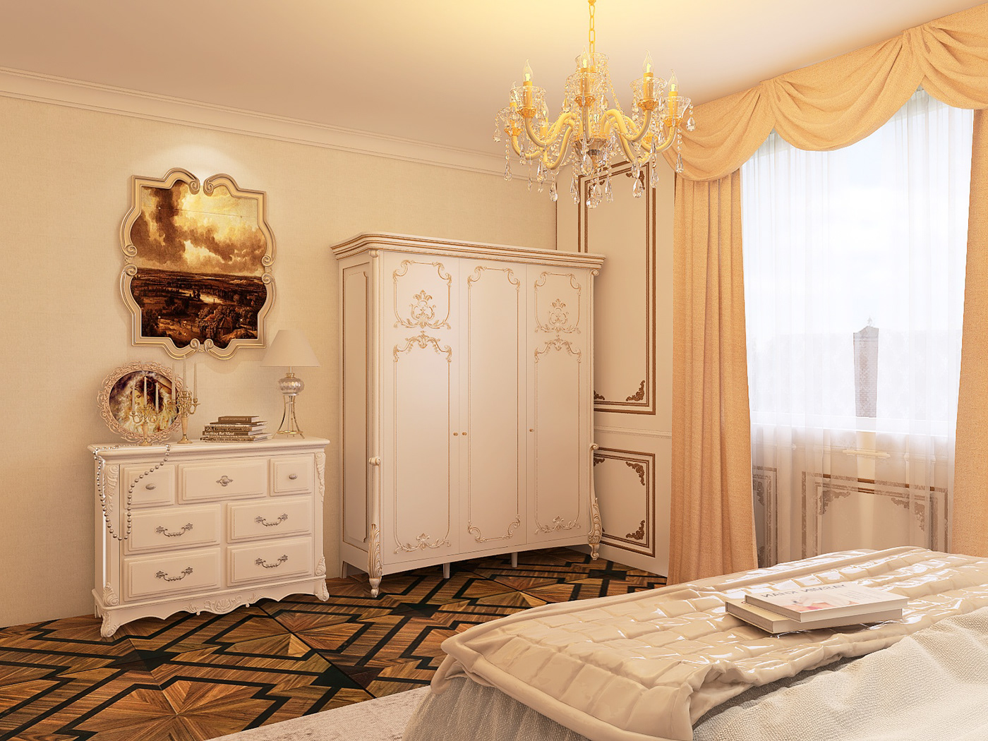 baroque home bedroom homestyle Interior design interior design  homestyler