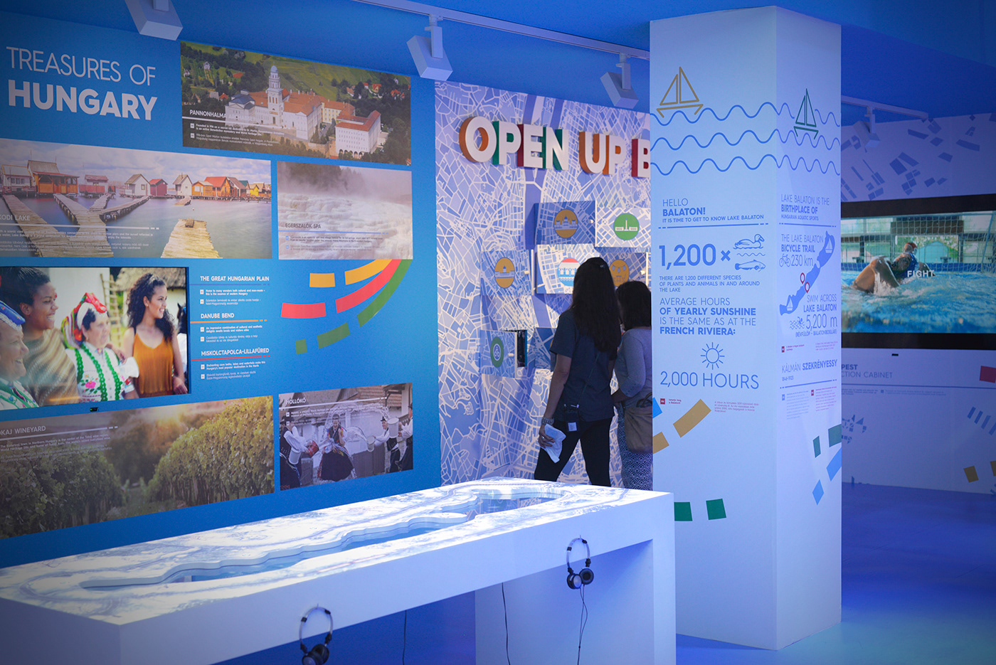 rio Exhibition  Stand EventDesign Olympics introduction interactive hungary