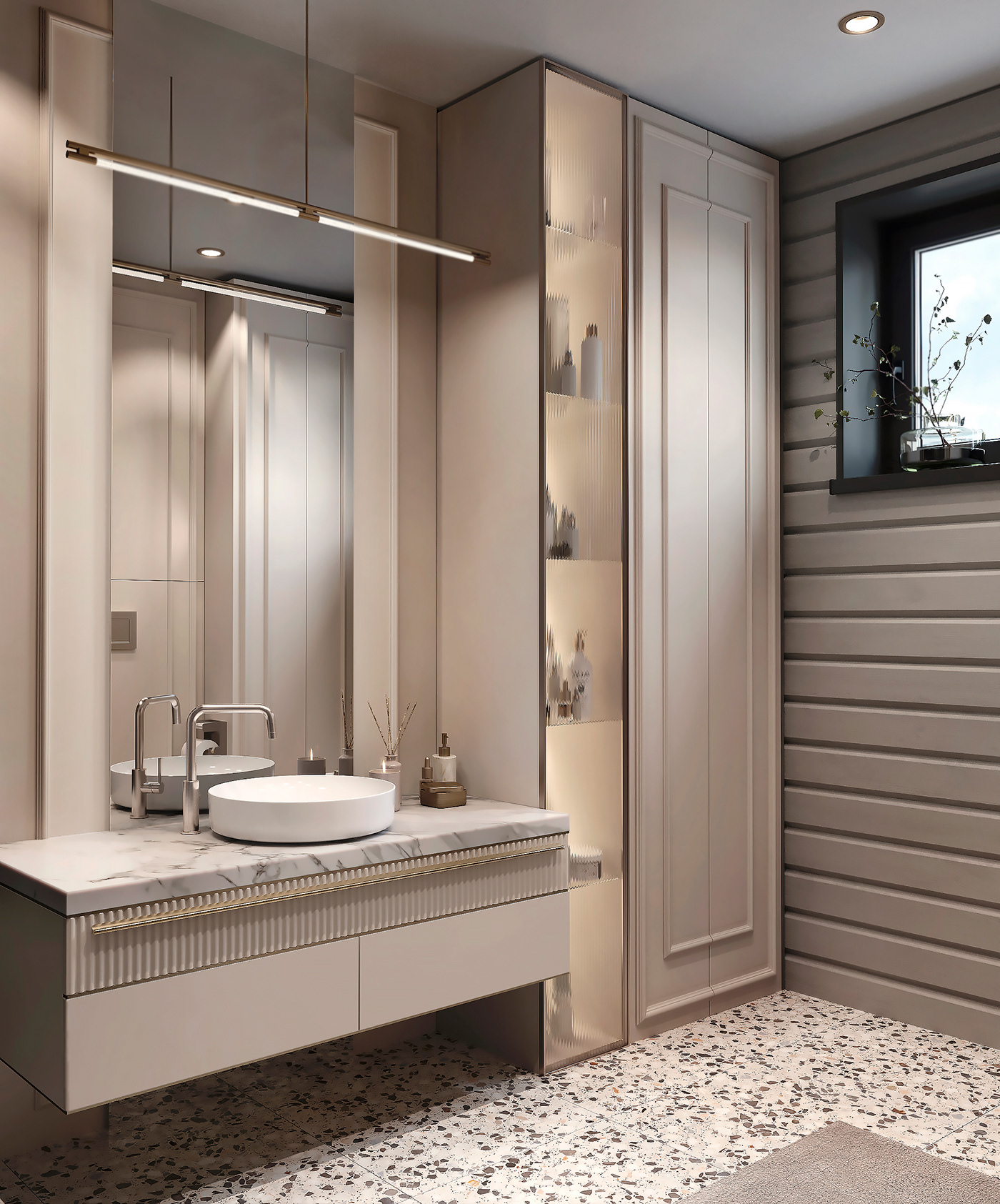 Luxury Design 3ds max visualization bathroom design Interior luxury interior bathroom interior design  Luxury bathroom wooden house