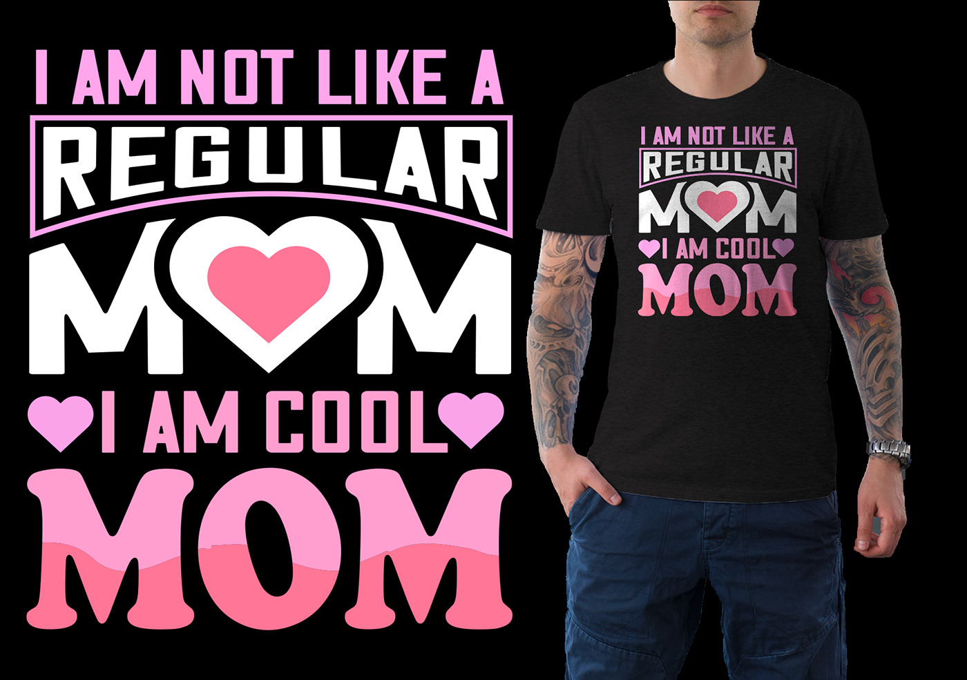 mom mom t-shirt design mother Mother's Day mothers day Mother's typography   vintage t-shirt T-Shirt Design