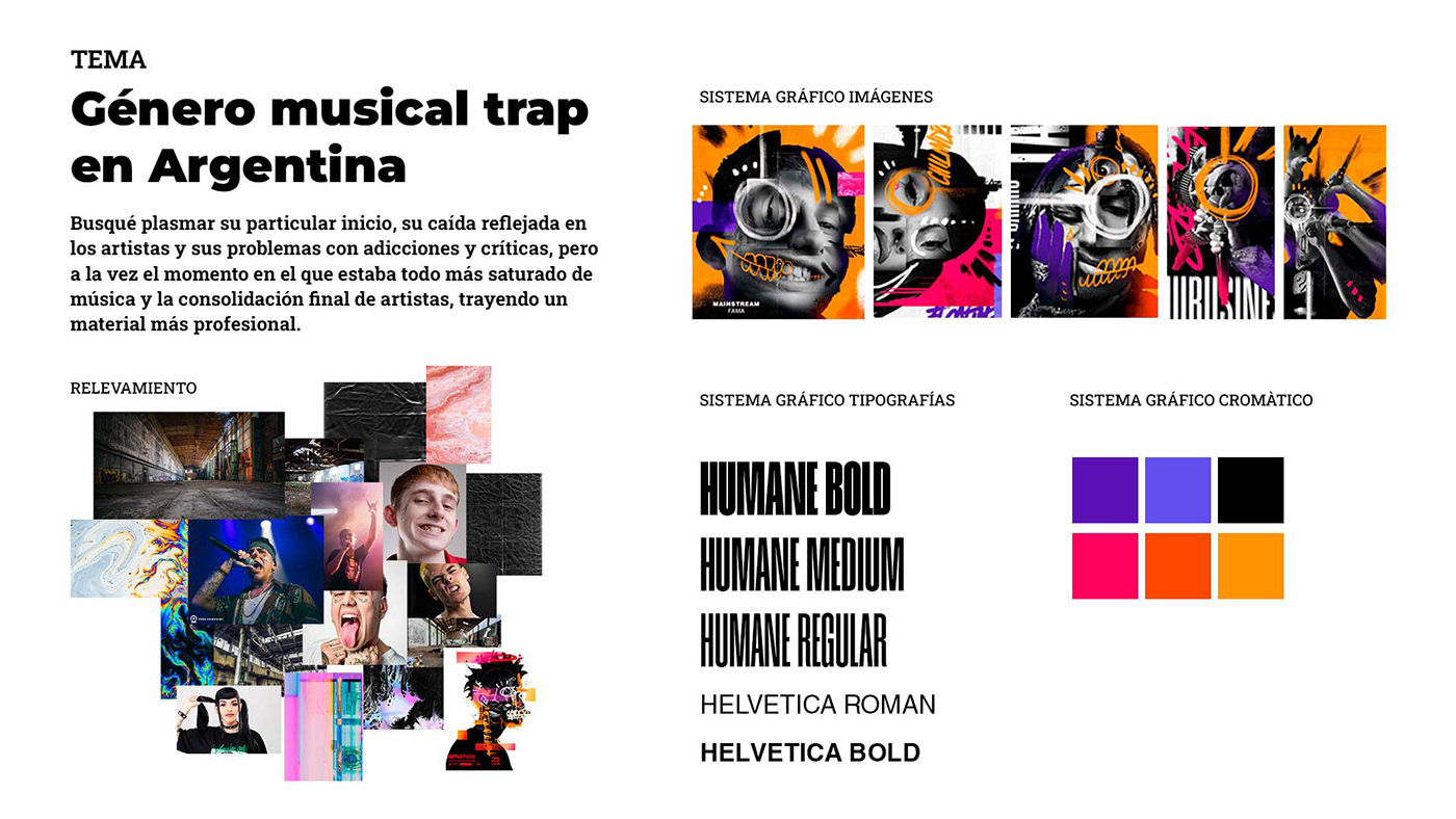 morfologia mazzeo trap Digital Art  collage sistema gráfico trap argentino