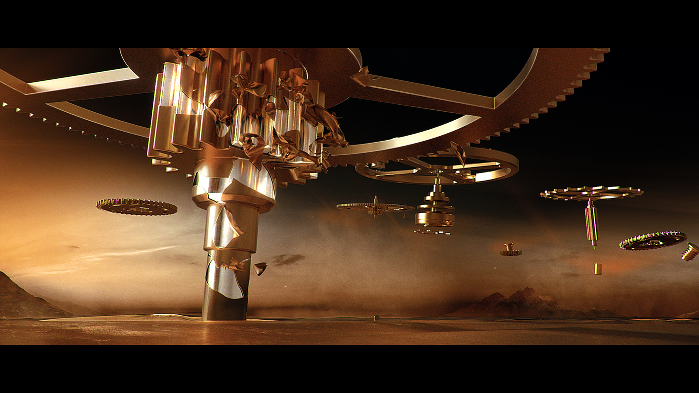 manufacture Caliber mars mission bucherer earth Sun Space  vfx rift red after effects 3dsmax To mars