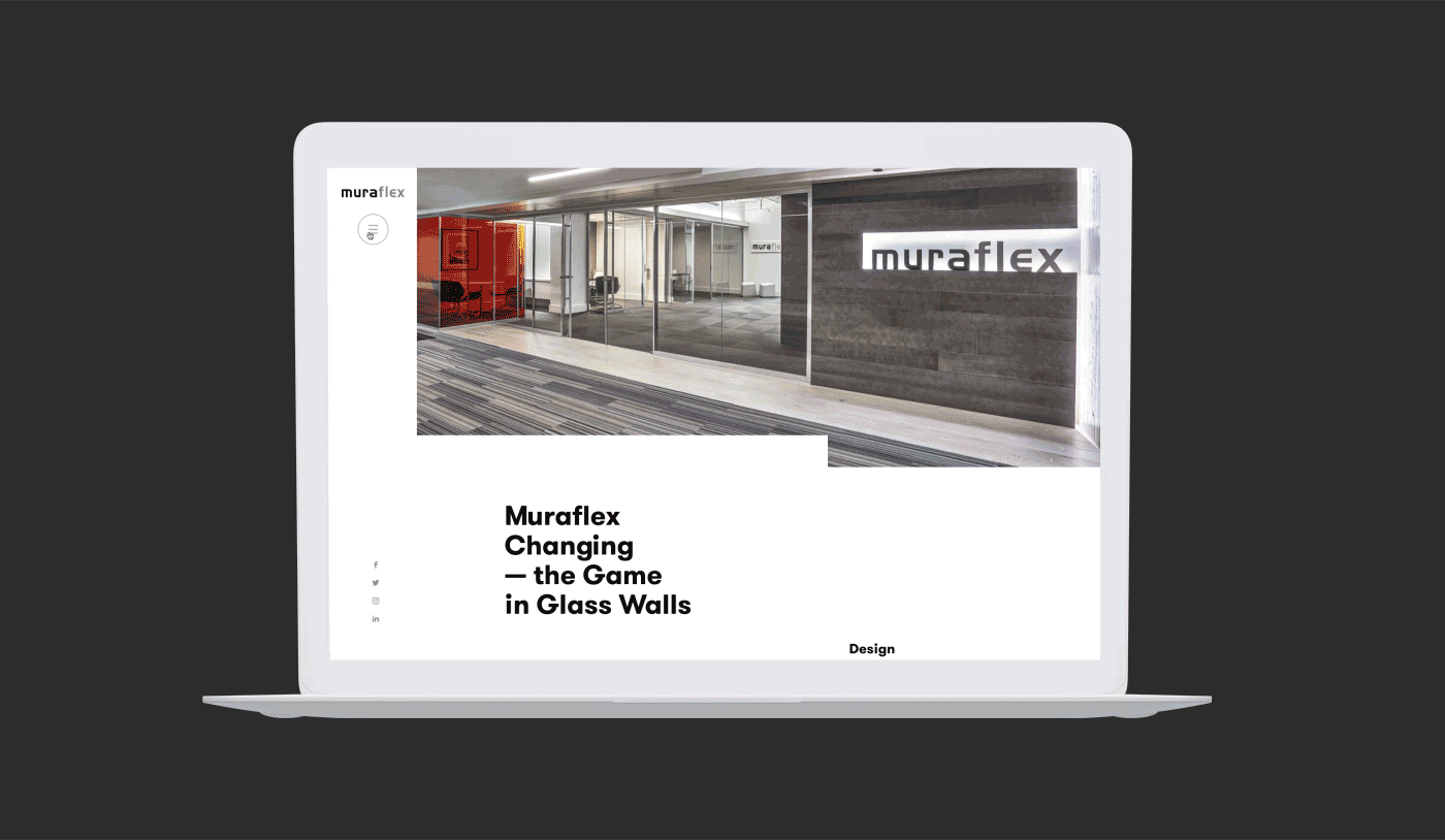 workspace Office clean interactive Montreal muraflex Custom customization 3D webgl