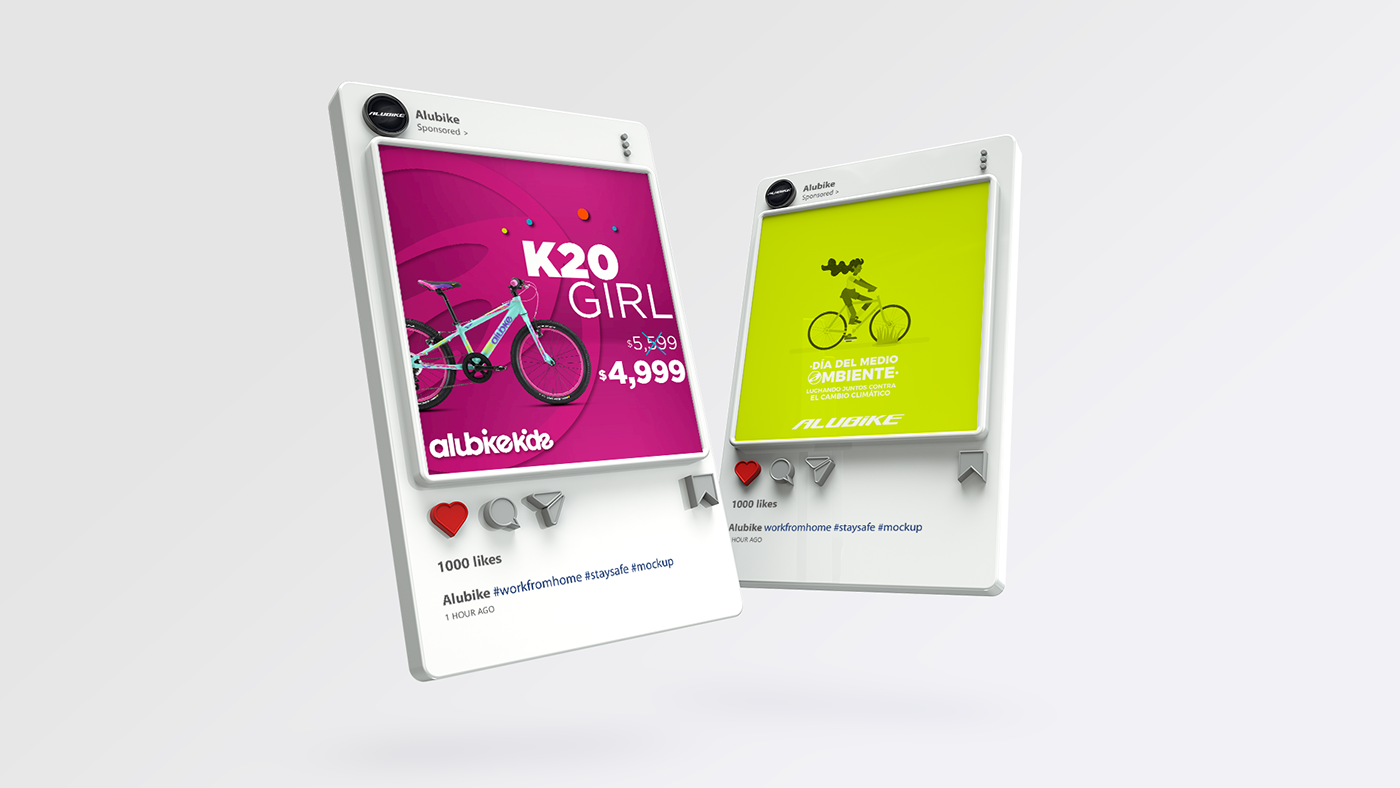Bicicletas branding  publicidad redes sociales