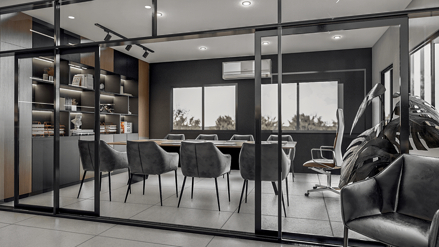 3D architecture archviz industrial design  interior design  lumion modern Office Render visualization