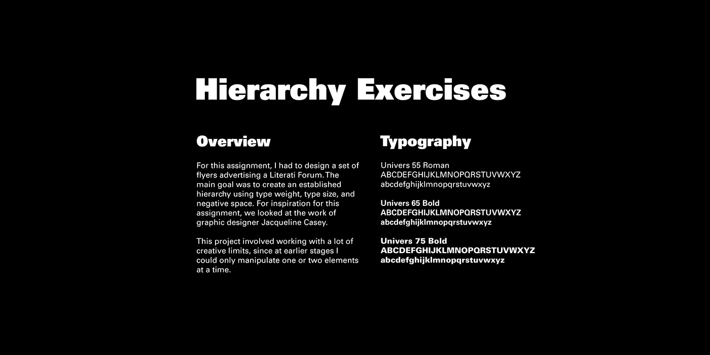 Poster Design hierarchy typography   Advertising 