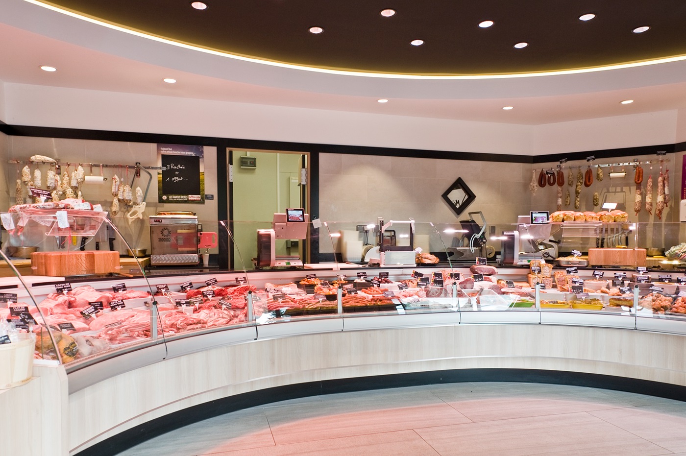 butcher shop butcher Retail design chilled display meat architecture Food  shop Shop design