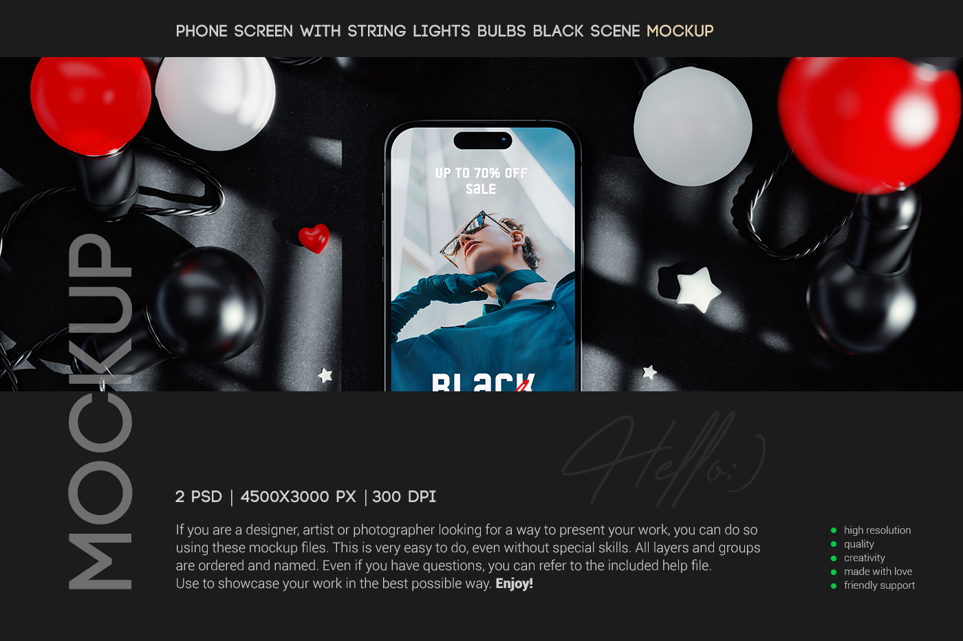 Mockup branding  device screen Display phone smartphone digital showcase app