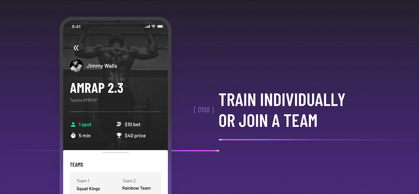 ai app Competition Crossfit fitness Gaming mobile sport Technology training