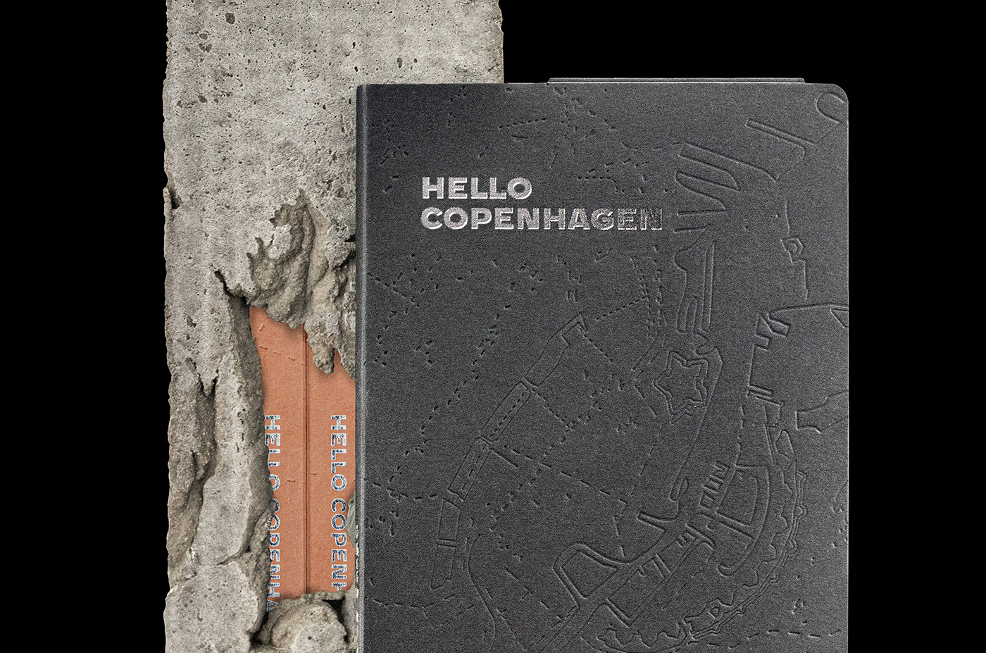 copenhagen editorial design explicit map print book ILLUSTRATION  buildings arhitecture