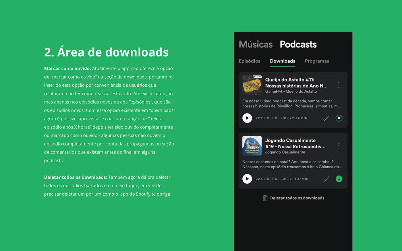 redesign spotify UI ux podcast