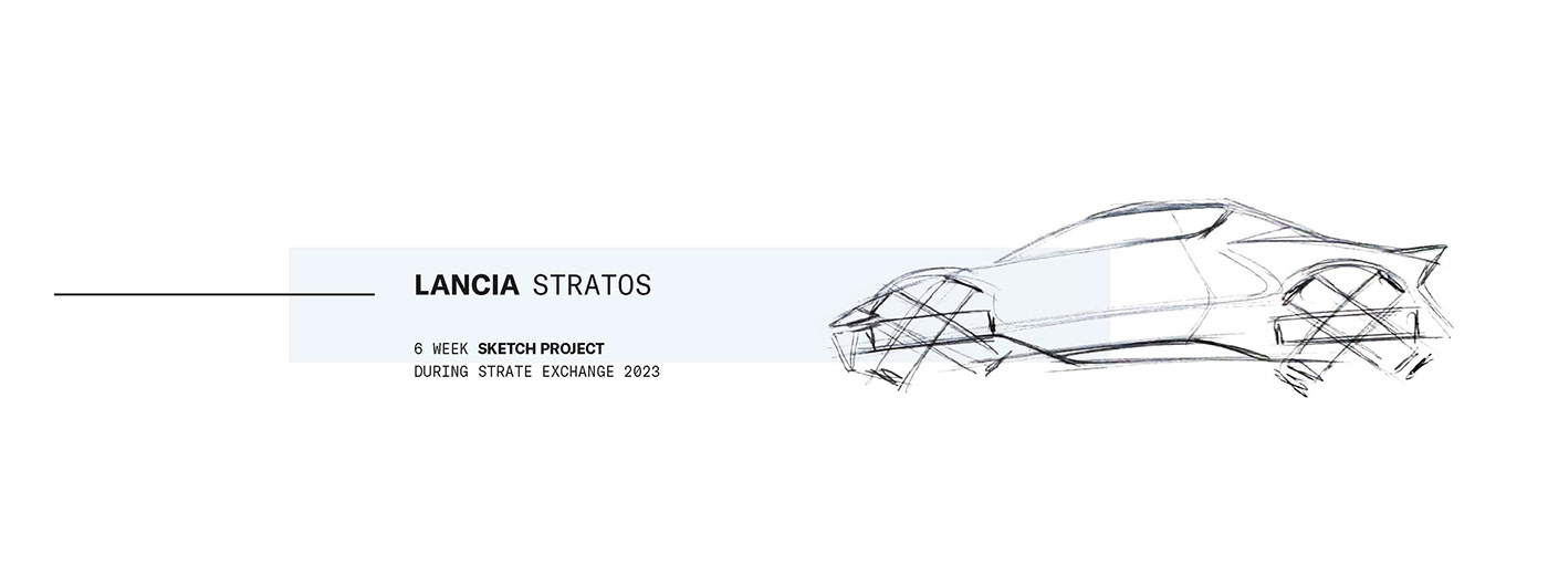automotive   blender car design concept car Lancia sketch Transportation Design