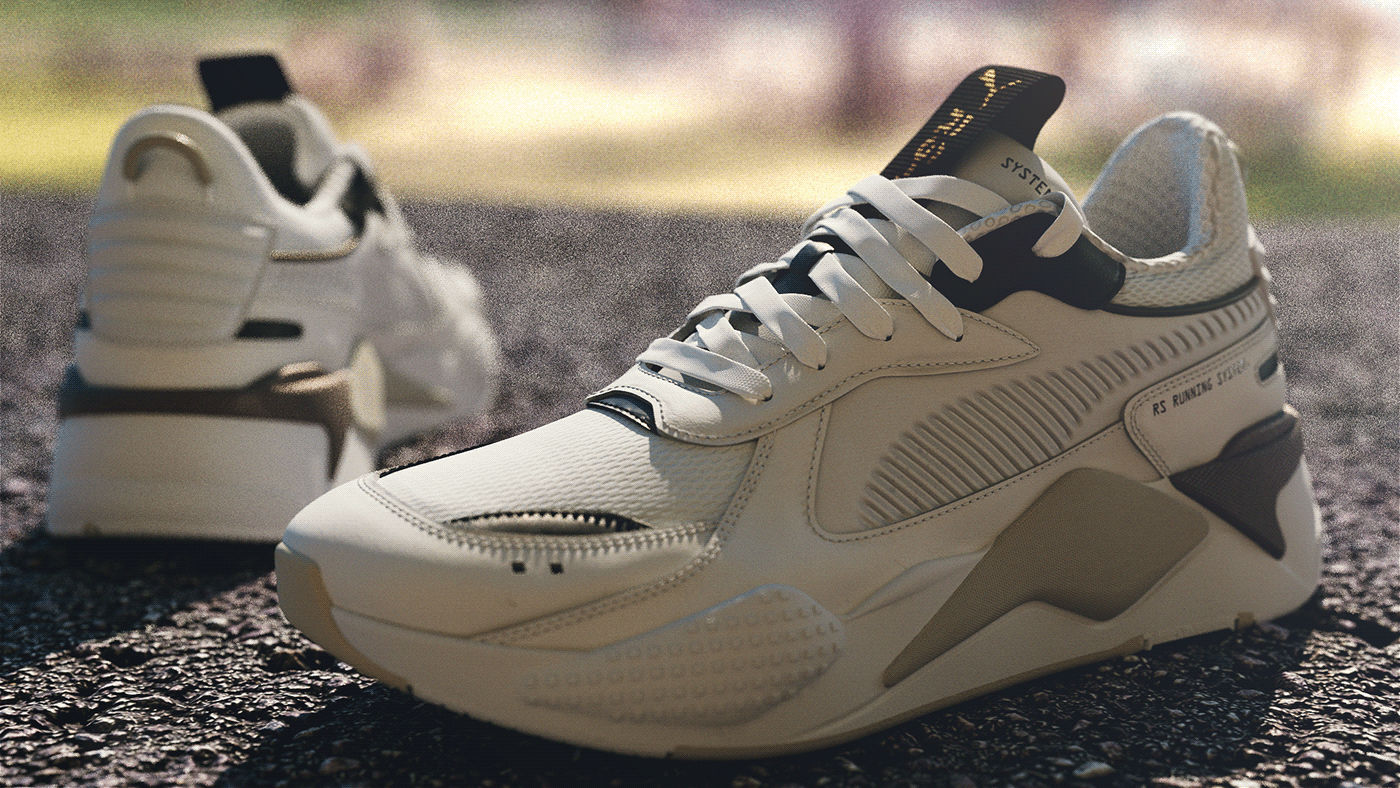 3D 3D Rendering Apparel Design look development product visualization puma shoes shoes Substance Painter visualization substance