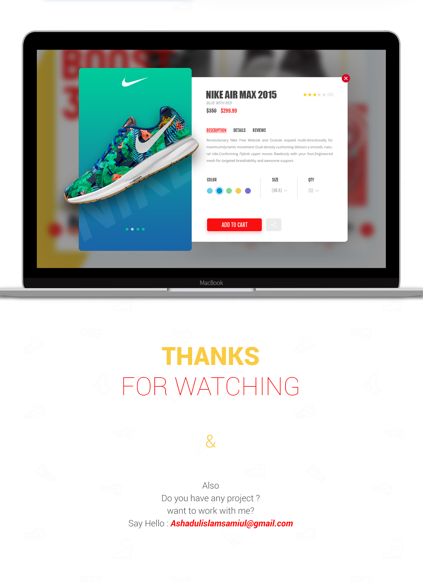 Nike Website redesign concept