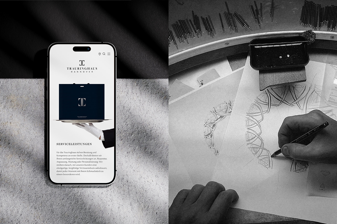 luxury jewelry brand identity branding  logo Logo Design Packaging Website Web Design  design