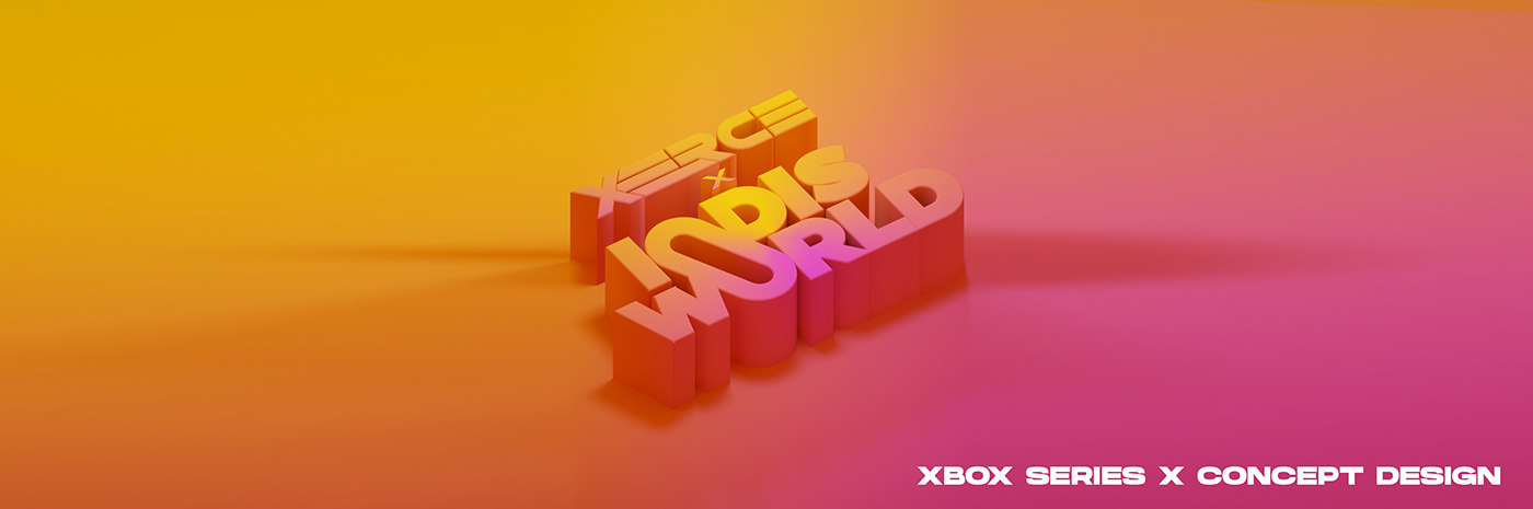 3D cinema 4d concept design design ILLUSTRATION  Iodis world kevin costrowa Microsoft octane xbox