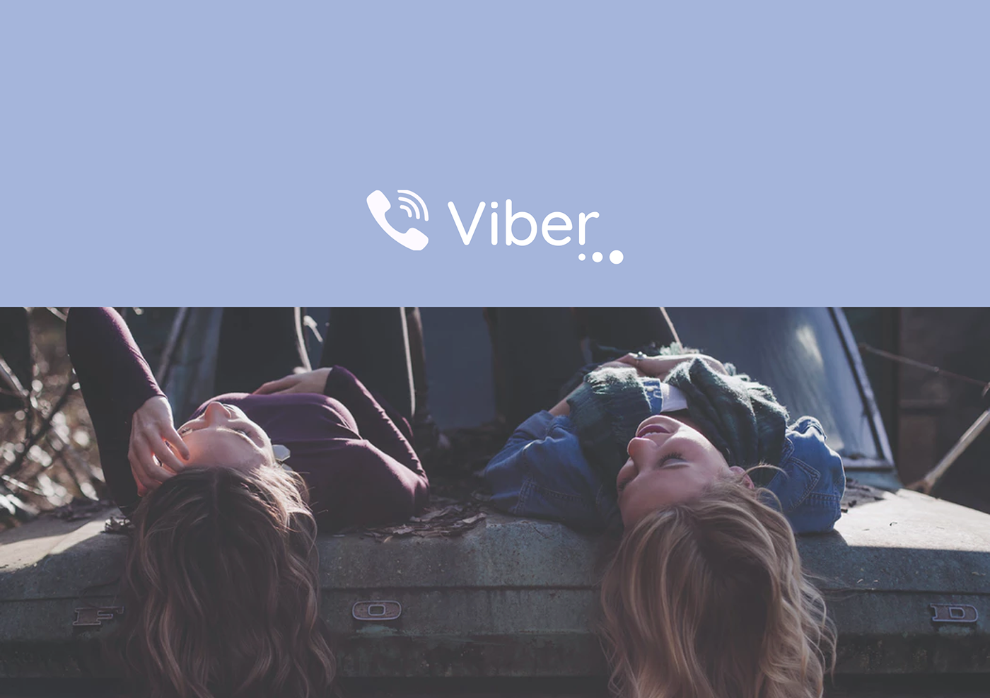 Web Design  viber Mobile app gradient Interface ui ux ios iphone redesign messenger