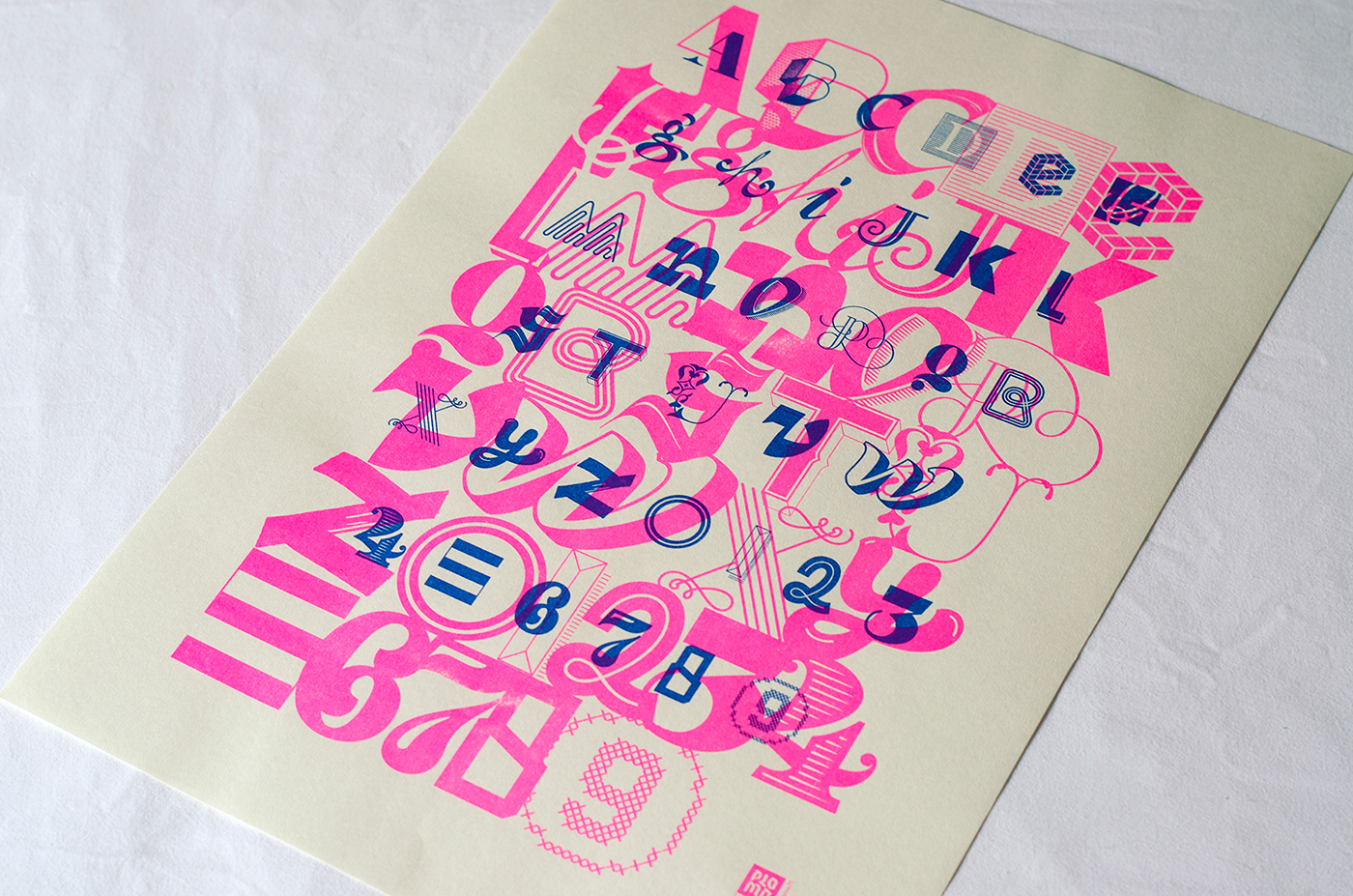 typography   lettering alphabet risograph print poster postcard 36daysoftype font graphicdesign