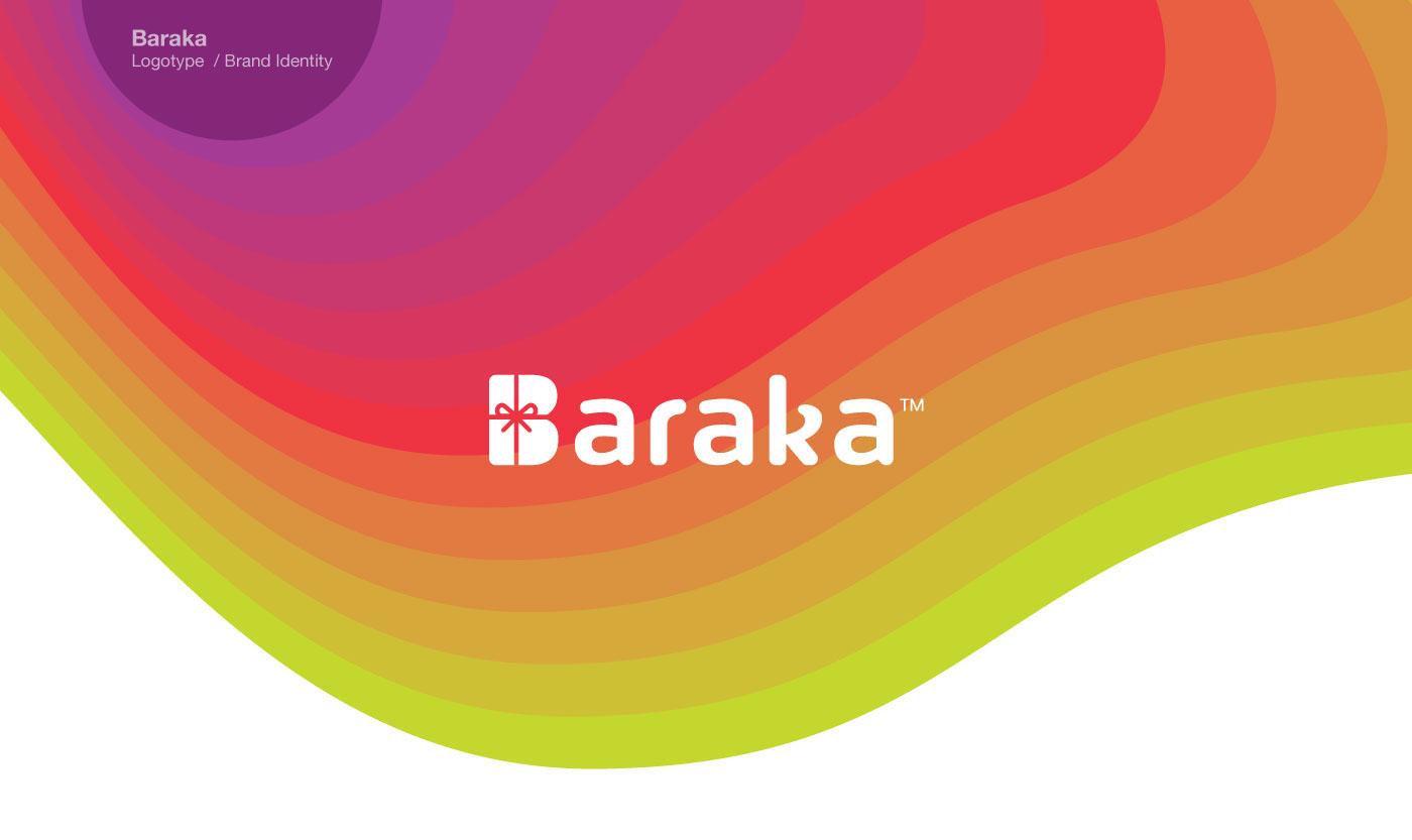 Baraka Logotype / Brand Identity mark gift logos color 2018m branding  marks Logotype