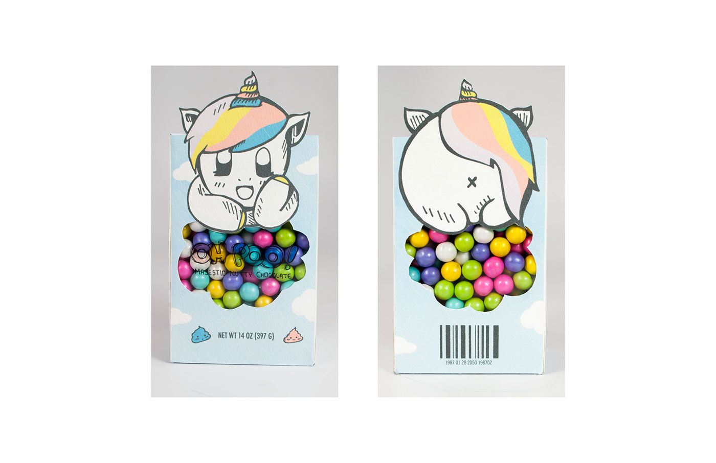 packaging design package design  board game unicorn design unicorn art ILLUSTRATION  cute illustration