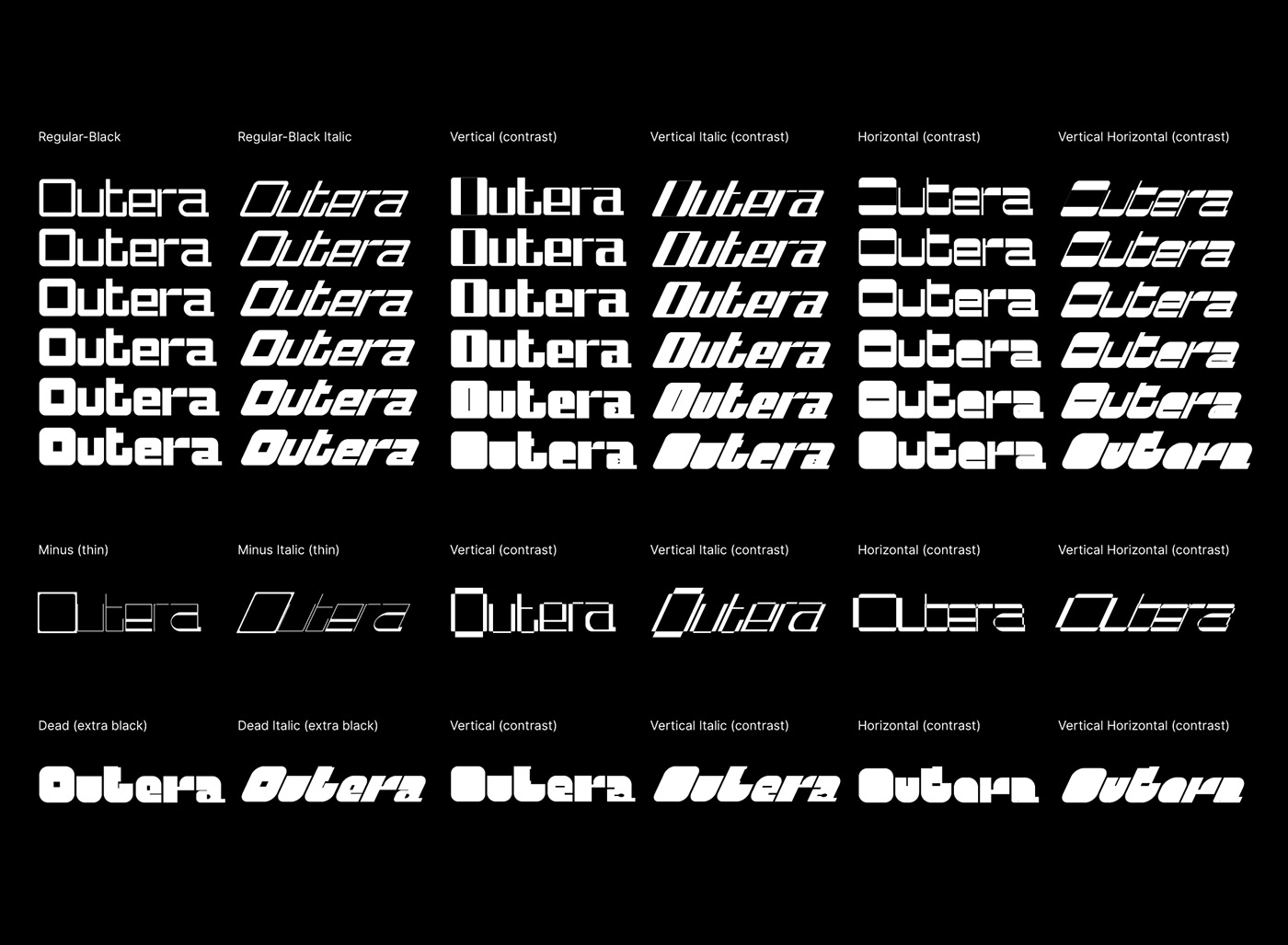font free museumic outera variable