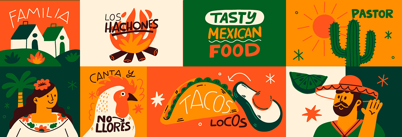 restaurant branding  visual identity Logo Design brand identity Logotype identity logos Brand Design mexico city