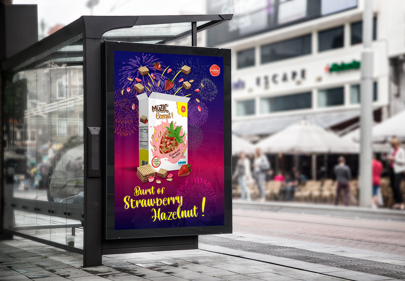 Advertising  Cereal graphic design  marketing   packaging design