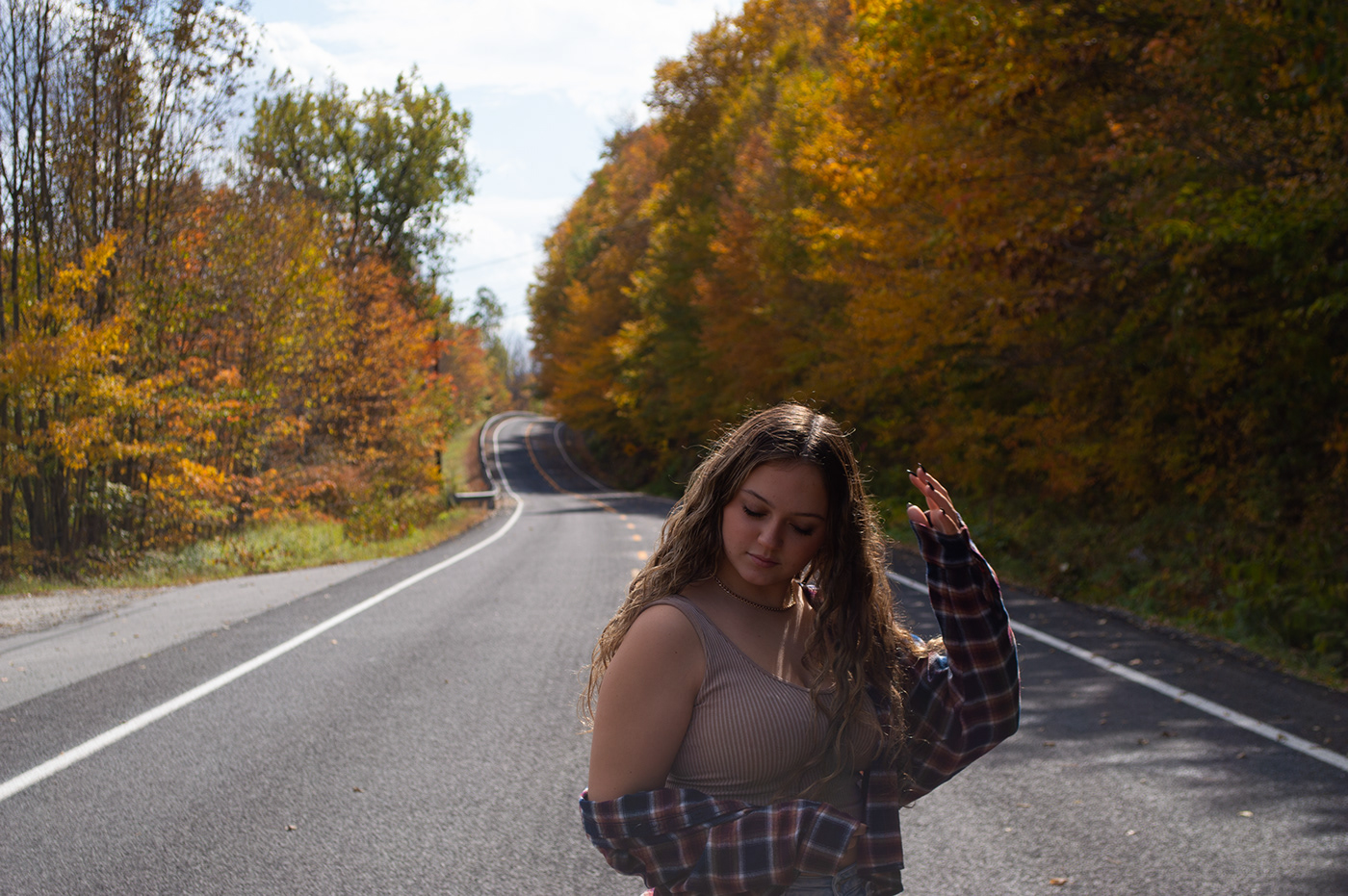 autumn Fall lightroom model photographer portrait retouch Vermont Vermont photographer vt