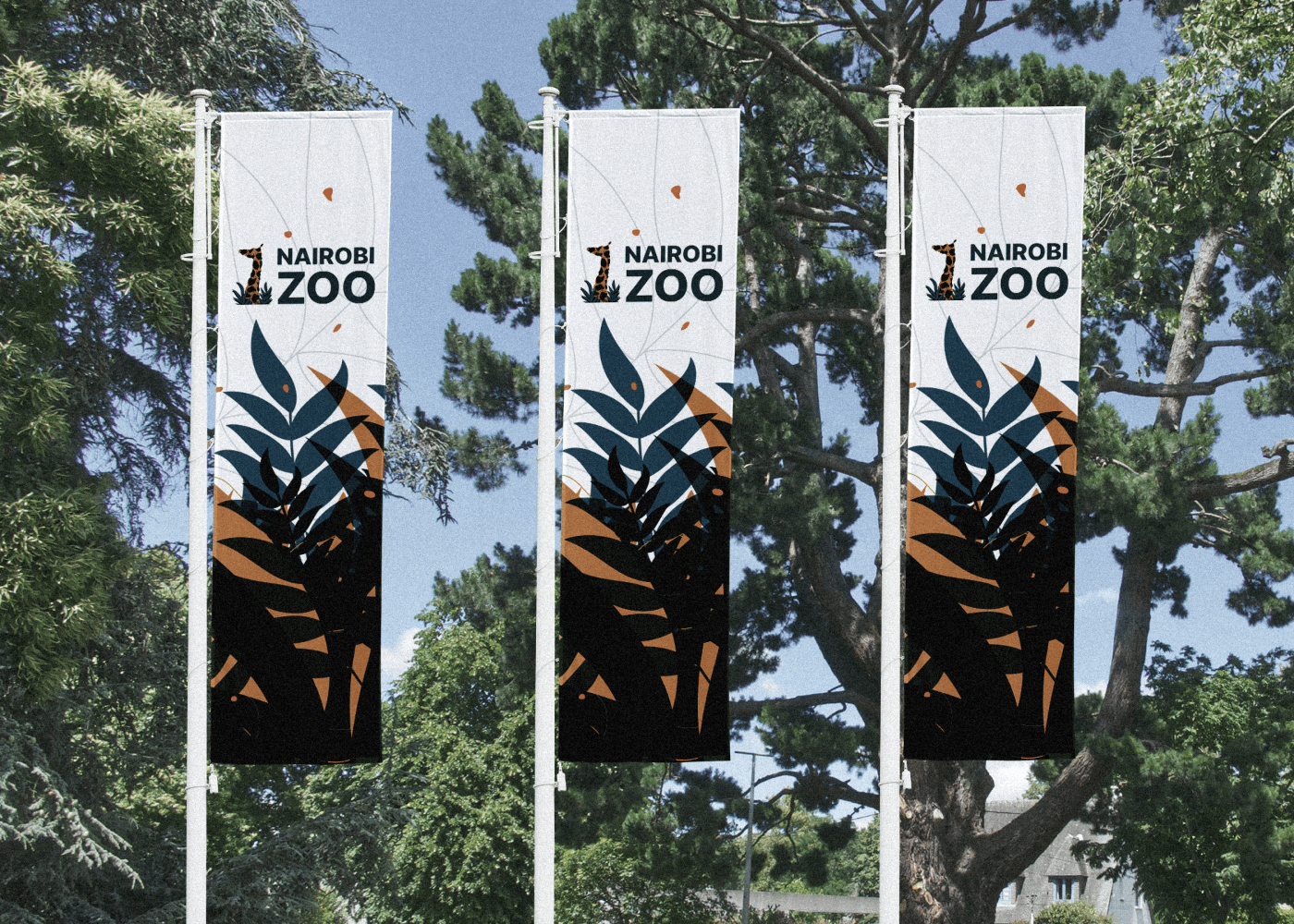 africa branding  identity logo map print Signage ticket zoo