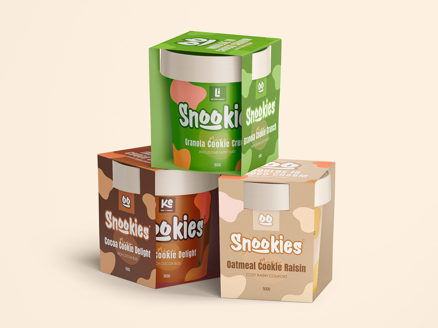 cookies Packaging brand identity ice cream branding  Logo Design visual identity cookie icecream design